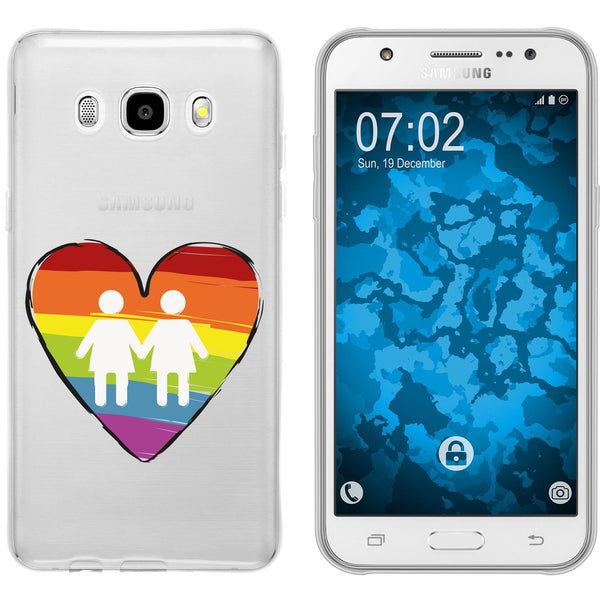 Galaxy J5 (2016) J510 Silikon-Hülle pride Frauen M4 Case