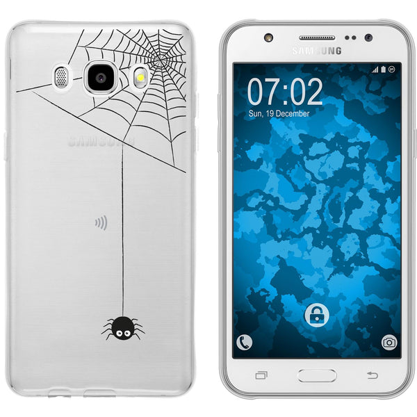 Galaxy J5 (2016) J510 Silikon-Hülle Herbst Spinne/Spider M3