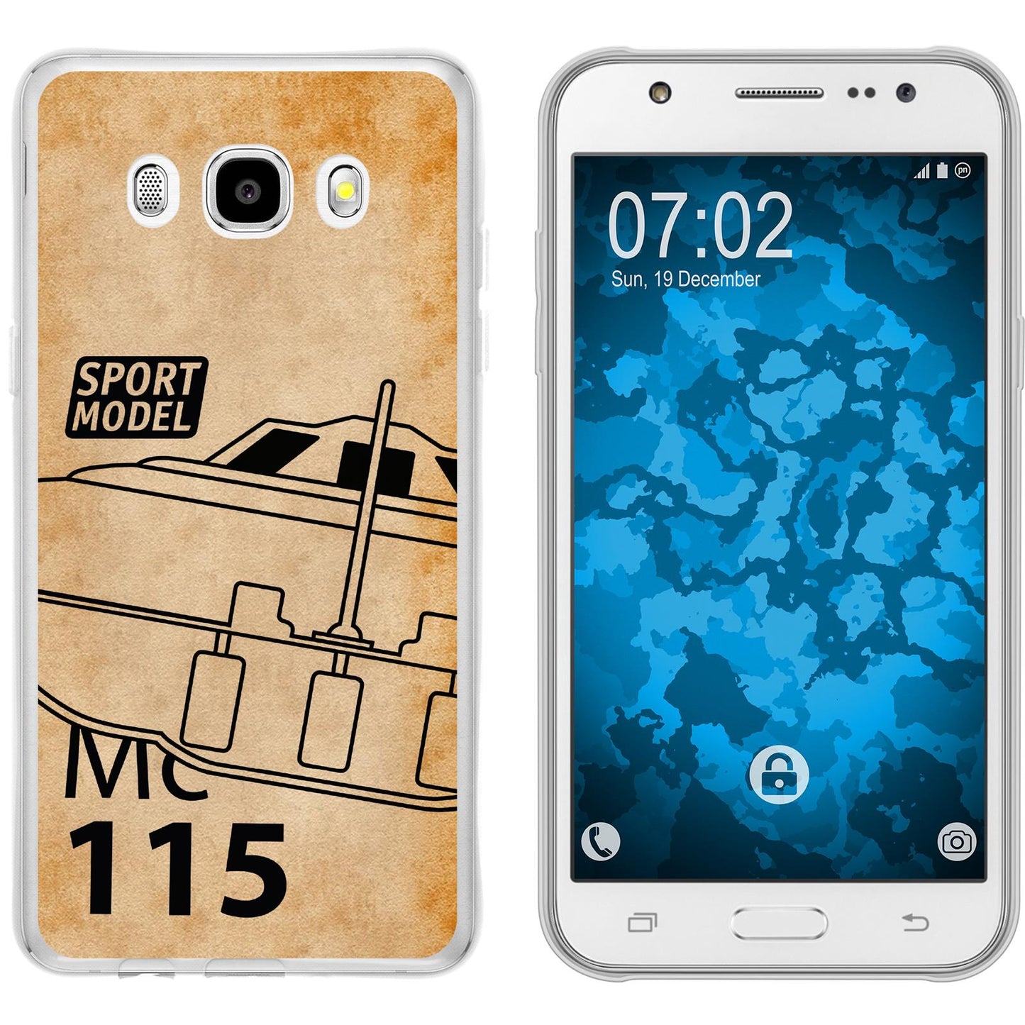Galaxy J5 (2016) J510 Silikon-Hülle Space U.F.O. M1 Case