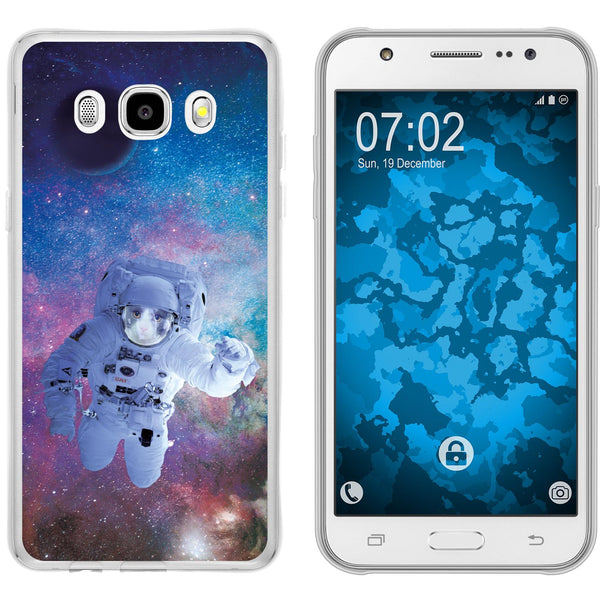 Galaxy J5 (2016) J510 Silikon-Hülle Space Catronaut M5 Case