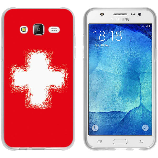 Galaxy J5 (2015 - J500) Silikon-Hülle WM Schweiz M10 Case