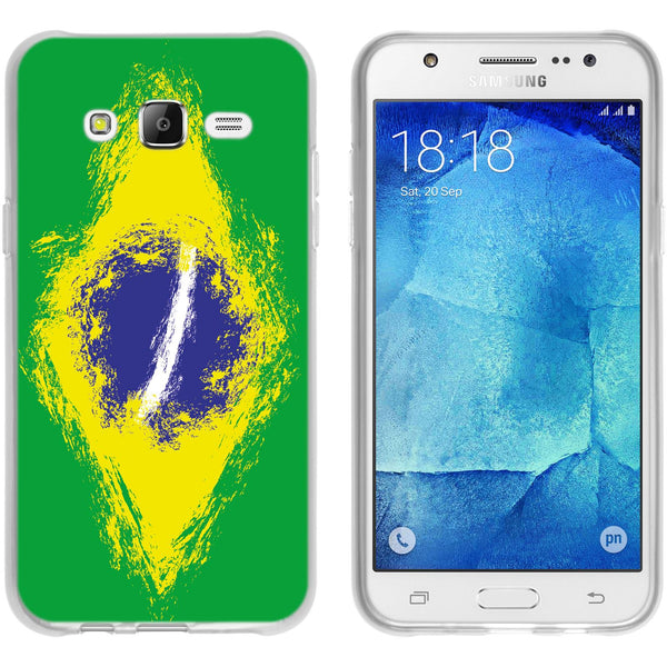 Galaxy J5 (2015 - J500) Silikon-Hülle WM Brasilien M3 Case