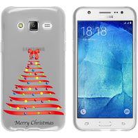 Galaxy J5 (2015 - J500) Silikon-Hülle X Mas Weihnachten Weih