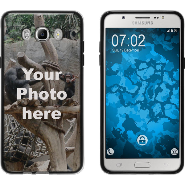 Galaxy J7 (2016) J710 Personalisierte Handyhülle  schwarz z