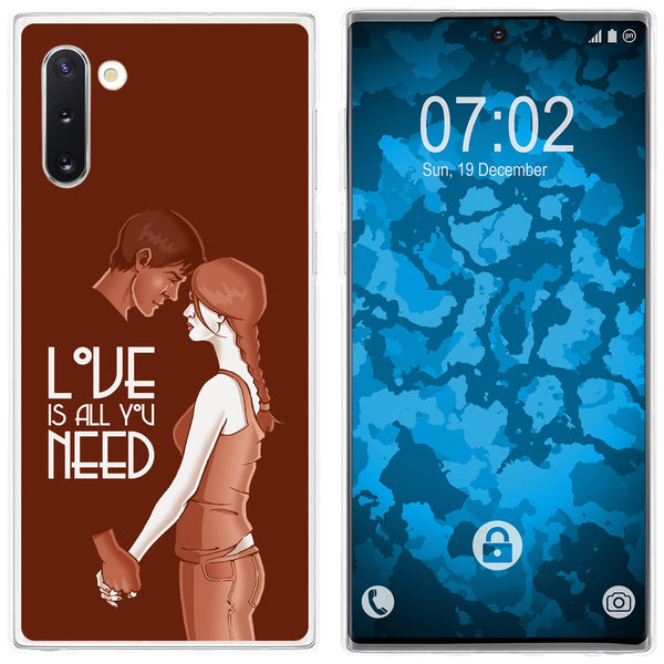 Galaxy Note 10 Silikon-Hülle in Love Beziehung M3 Case