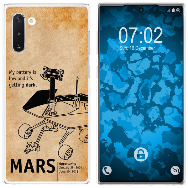 Galaxy Note 10 Silikon-Hülle Space Rover M2 Case