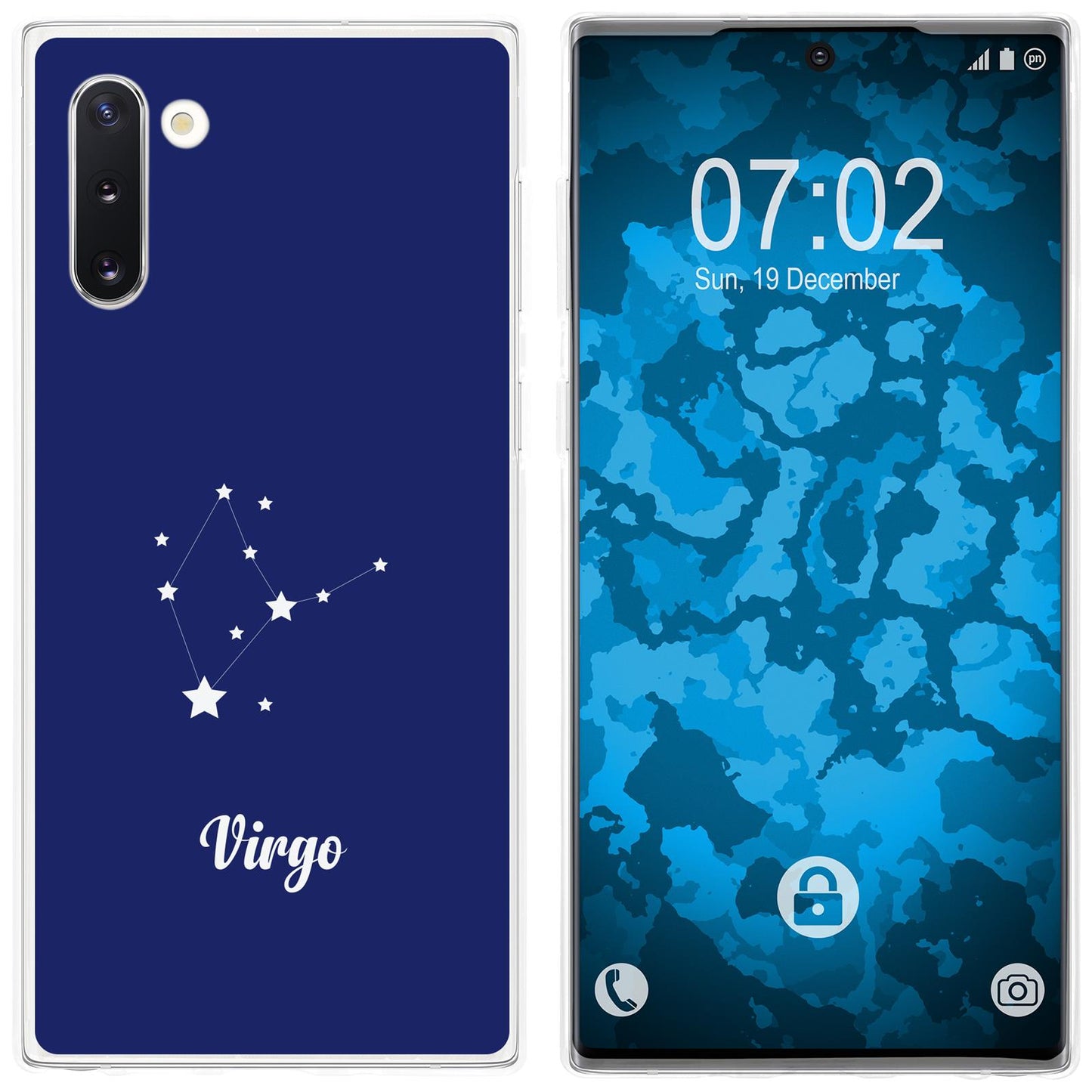 Galaxy Note 10 Silikon-Hülle SternzeichenVirgo M2 Case