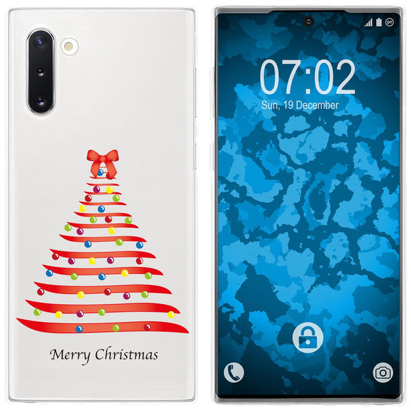 Galaxy Note 10 Silikon-Hülle X Mas Weihnachten Weihnachtsbau
