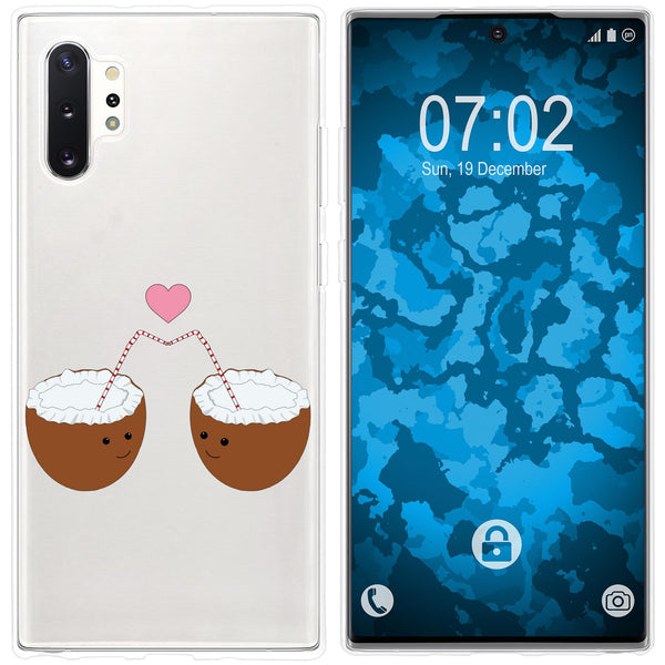 Galaxy Note 10+ Silikon-Hülle Sommer Coconuts M3 Case