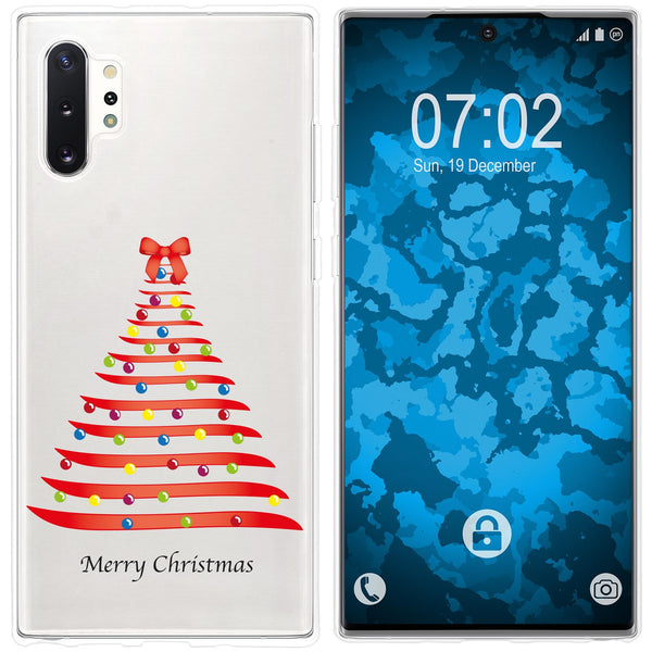 Galaxy Note 10+ Silikon-Hülle X Mas Weihnachten Weihnachtsba