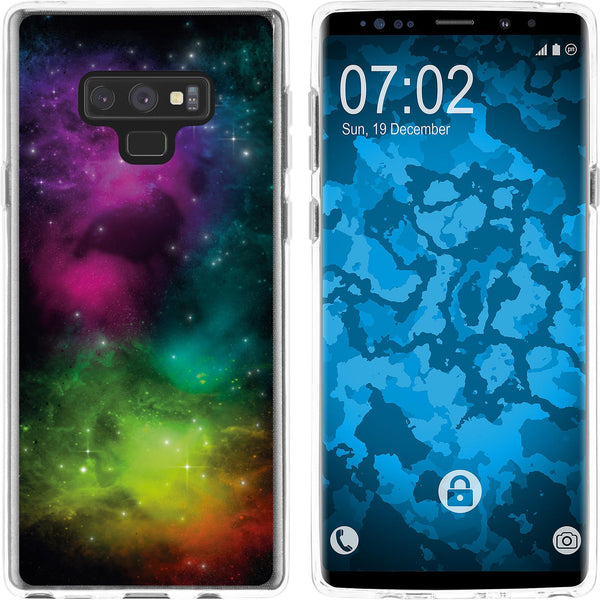Galaxy Note 9 Silikon-Hülle Space Starfield M7 Case