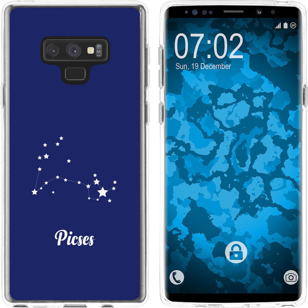 Galaxy Note 9 Silikon-Hülle SternzeichenPisces M1 Case