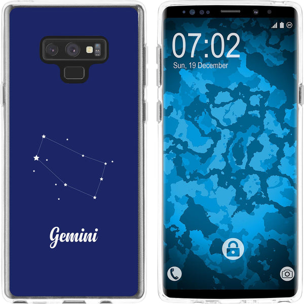 Galaxy Note 9 Silikon-Hülle SternzeichenGemini M12 Case