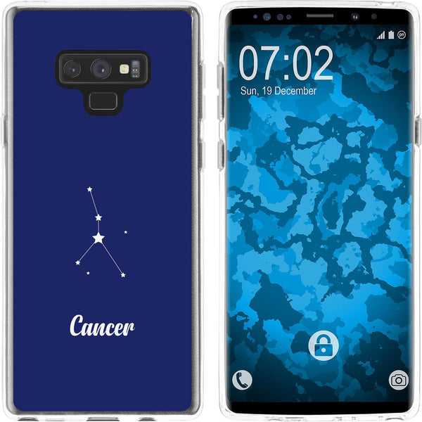 Galaxy Note 9 Silikon-Hülle SternzeichenCancer M3 Case
