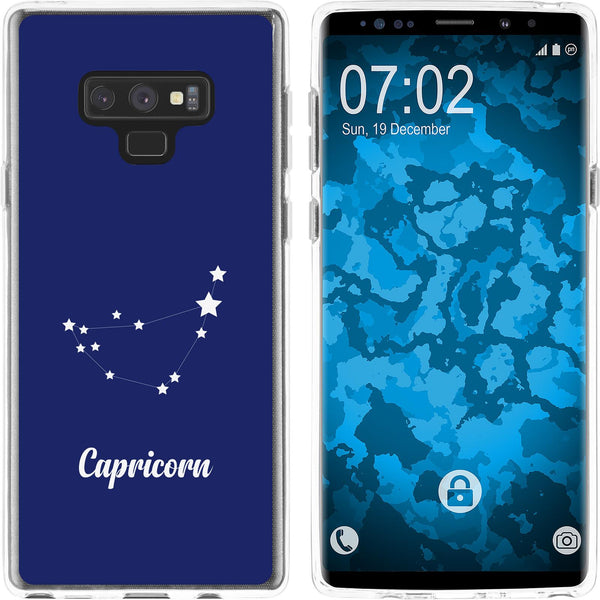 Galaxy Note 9 Silikon-Hülle SternzeichenCapricornus M7 Case