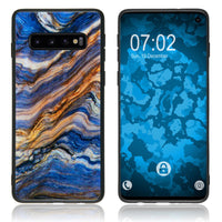 Hybridhülle für Samsung Galaxy S10 mit Glasrücken Design:02