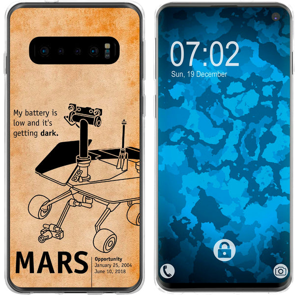 Galaxy S10 Silikon-Hülle Space Rover M2 Case