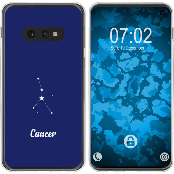 Galaxy S10e Silikon-Hülle SternzeichenCancer M3 Case