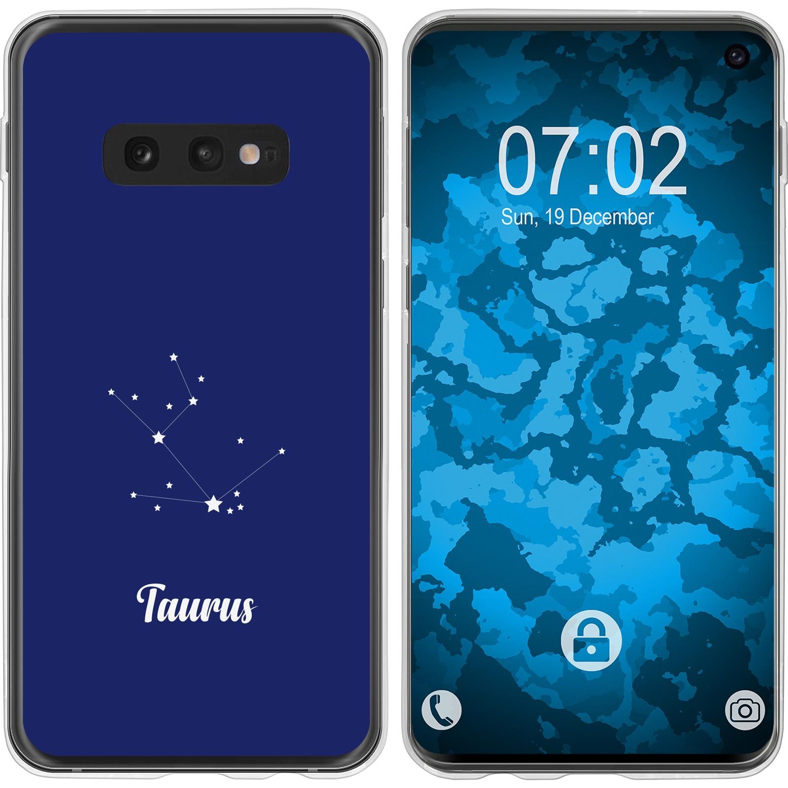Galaxy S10e Silikon-Hülle SternzeichenTaurus M8 Case