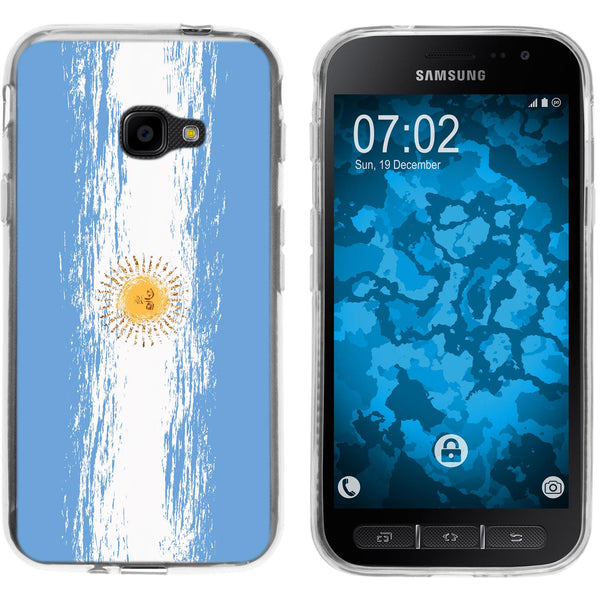 Galaxy Xcover 4 / 4s Silikon-Hülle WM Argentinien M1 Case
