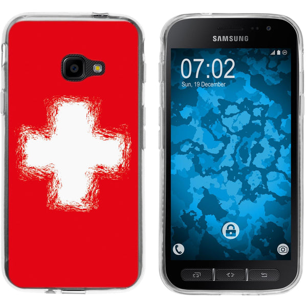 Galaxy Xcover 4 / 4s Silikon-Hülle WM Schweiz M10 Case
