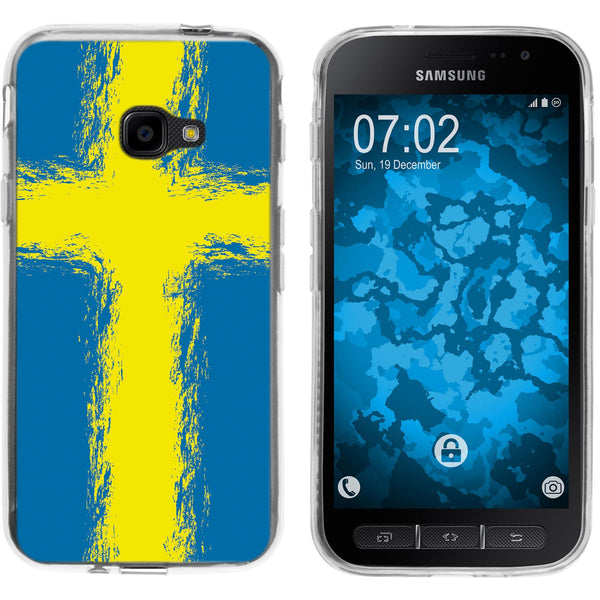 Galaxy Xcover 4 / 4s Silikon-Hülle WM Schweden M12 Case