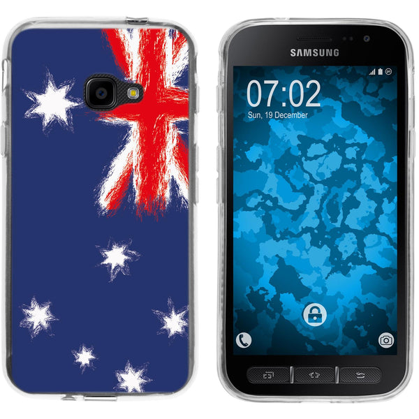 Galaxy Xcover 4 / 4s Silikon-Hülle WM Australien M2 Case