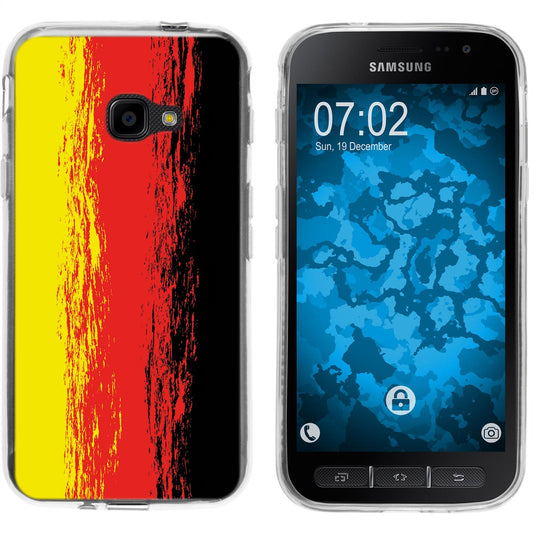 Galaxy Xcover 4 / 4s Silikon-Hülle WM Deutschland M6 Case