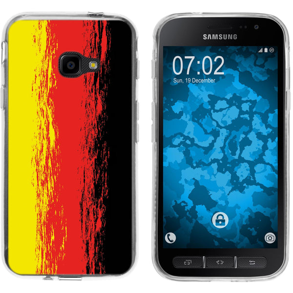 Galaxy Xcover 4 / 4s Silikon-Hülle WM Deutschland M6 Case