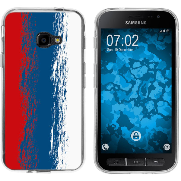 Galaxy Xcover 4 / 4s Silikon-Hülle WM Russland M9 Case