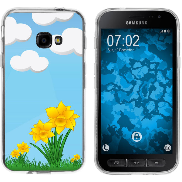 Galaxy Xcover 4 / 4s Silikon-Hülle Ostern M4 Case