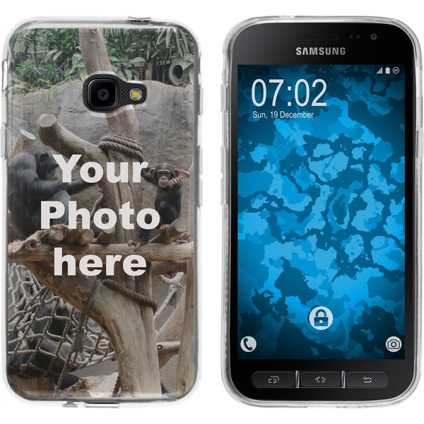 Galaxy Xcover 4 / 4s Personalisierte Handyhülle  clear zum
