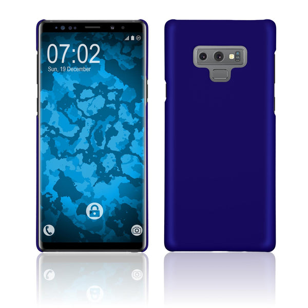 Hardcase für Samsung Galaxy Note 9 gummiert blau