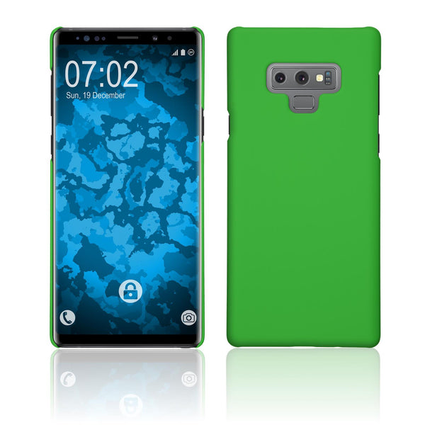 Hardcase für Samsung Galaxy Note 9 gummiert grün