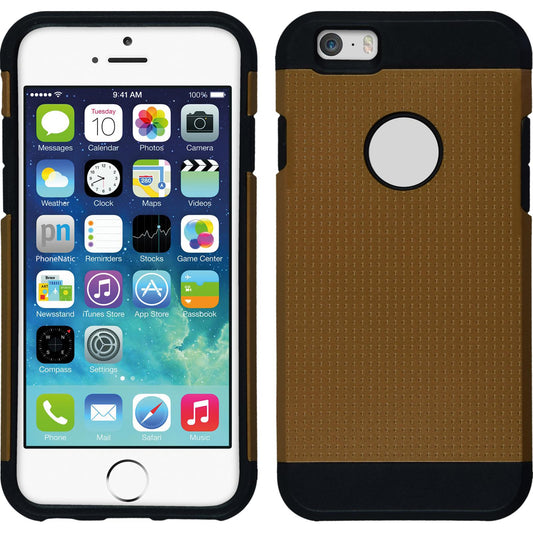 Hybridhülle für Apple iPhone 6s / 6 ShockProof Holes orange