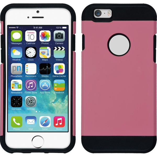 Hybridhülle für Apple iPhone 6s / 6 ShockProof rosa