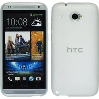 PhoneNatic Case kompatibel mit HTC Desire 601 - clear Silikon Hülle X-Style + 2 Schutzfolien