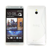 PhoneNatic Case kompatibel mit HTC One Mini - clear Silikon Hülle S-Style + 2 Schutzfolien