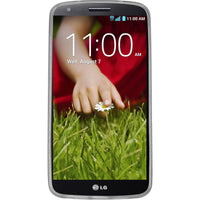 PhoneNatic Case kompatibel mit LG G2 - grau Silikon Hülle X-Style + 2 Schutzfolien