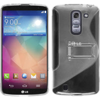 PhoneNatic Case kompatibel mit LG G Pro 2 - clear Silikon Hülle  + 2 Schutzfolien