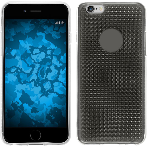 PhoneNatic Case kompatibel mit Apple iPhone 5 / 5s / SE - grau Silikon Hülle Iced + 2 Schutzfolien