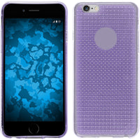 PhoneNatic Case kompatibel mit Apple iPhone 5 / 5s / SE - lila Silikon Hülle Iced + 2 Schutzfolien