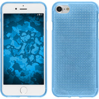 PhoneNatic Case kompatibel mit Apple iPhone 7 / 8 / SE 2020 - hellblau Silikon Hülle Iced + 2 Schutzfolien