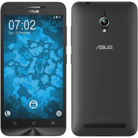 PhoneNatic Case kompatibel mit Asus Zenfone Go (ZC500TG) - clear Silikon Hülle 360∞ Fullbody Cover
