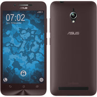PhoneNatic Case kompatibel mit Asus Zenfone Go (ZC500TG) - rosa Silikon Hülle 360∞ Fullbody Cover