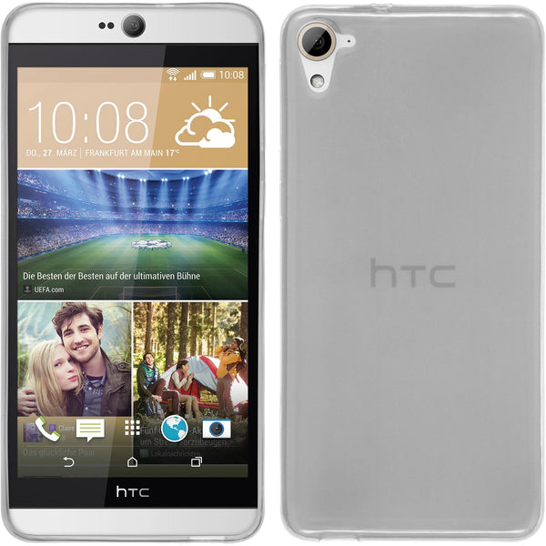 PhoneNatic Case kompatibel mit HTC Desire 826 - clear Silikon Hülle Slimcase Cover