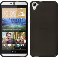 PhoneNatic Case kompatibel mit HTC Desire 826 - schwarz Silikon Hülle transparent Cover