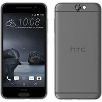 PhoneNatic Case kompatibel mit HTC One A9 - Crystal Clear Silikon Hülle transparent + 2 Schutzfolien