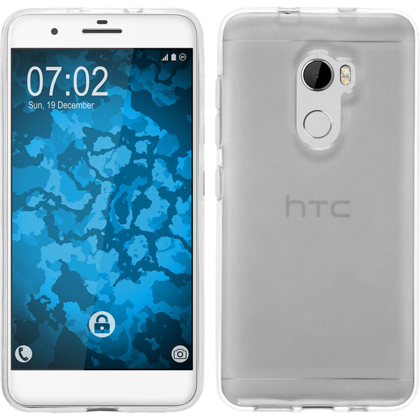 PhoneNatic Case kompatibel mit HTC One X10 - Crystal Clear Silikon Hülle transparent Cover