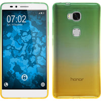 PhoneNatic Case kompatibel mit Huawei Honor 5X - Design:03 Silikon Hülle OmbrË + 2 Schutzfolien